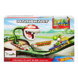 Set Pista Mario Kart Hot Wheels Planta Piraña + Carro Joshi