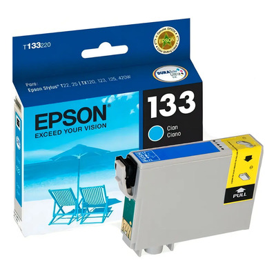 Cartucho Epson T133 Cyan Para T22 Tx120 Tx130 8ml T133220 \u002Fv | Envío gratis