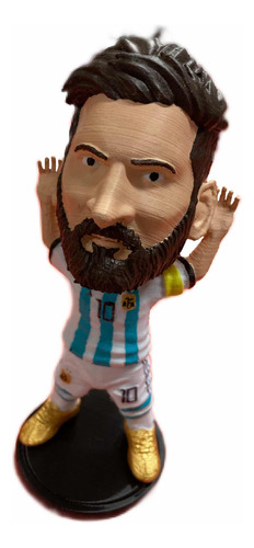 Figura Muñeco Messi Impreso En 3d Colección Momentos Épicos