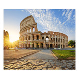 Papel De Parede Viagem Itália Coliseu Roma Sala Adesivo 356