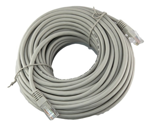 Cable De Red 20mt Patch Cord Derecho Utp Cat.5e Rj45 1° Htec