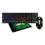 Kit Gamer Teclado Y Mouse  Reptilex Tecnoesim