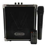 Cabina Sonivox De 400w Bluetooth Fm Micrófono Karaoke Usb