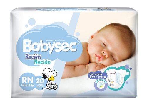 Pañales Babysec Recién Nacido