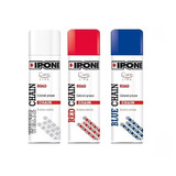 Ipone Spray Chain 250ml Lubricante Cadena Frances Azul Rojo