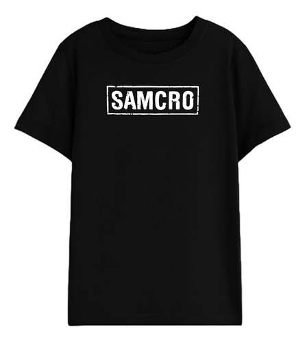 Camiseta Infantil Samcro Sons Of Anarchy ( Frente E Costa ) 