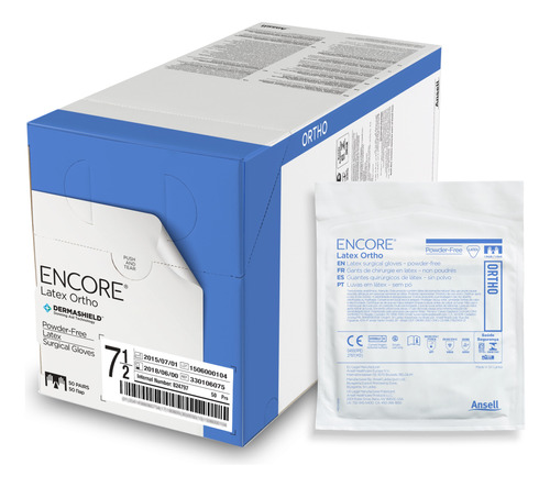 Guante Quirurgico  Encore® Latex Ortho - Ansell (caja 50)