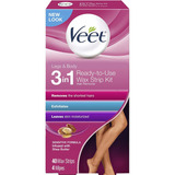 Caja De 40 Bandas Depilatorias Veet Ready To Use