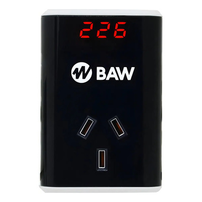 Protector Alta Baja Tension Baw Digital Heladera Lavarropa Color Negro | MercadoLibre