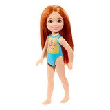 Barbie Club Chelsea Beach Doll, Traje De Baño Flamingo