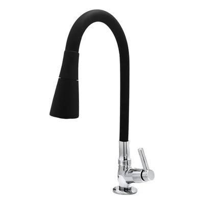 Luk Metais Gourmet Cônica Torneira De Pia Gourmet Flexível Bancada Luxo 2 Jatos Cor Preto