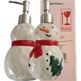 Porta Sabonete Liquido Álcool Gel Papai Noel Natal Enfeite Cor 483-087