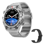 Reloj Smartwatch Hombre Dt Ultra Mate Elegante Plateado Gps