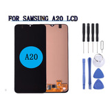 Pantalla De Fotograma Completo Para Samsung Galaxy A20 Lcd