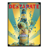 #800 - Cuadro Vintage / Cerveza Aguila Beer Poster No Chapa 