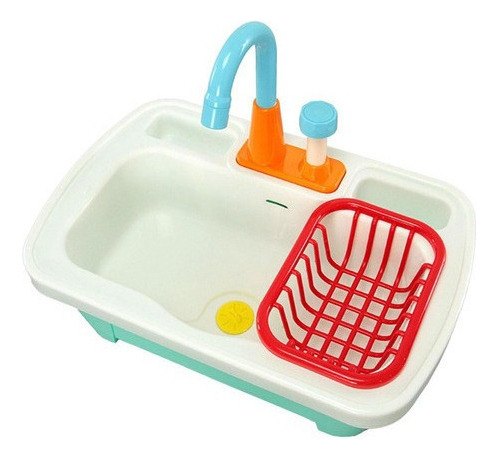 Lavabo De Juguete De Cocina Para Niños, Solo Lavavajilla [u]