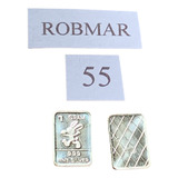 Robmar-moneda N°55-1 G.plata 999-conejo Camina +estuche 3d