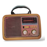 Radio Vintage 3 Bandas Con Bluetooth