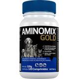 Aminomix Gold 120g Vetnil Suplemento 120 Comprimidos