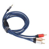 Cable Estéreo De 3,5 Mm A 3 1,8 M Para Altavoz, Tv, Cd Y Dvd