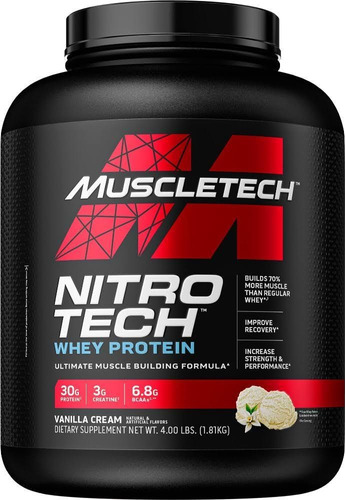 Nitro Tech - 4lb - Muscletech - Invima