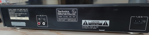 Compactera Technics Sl-p320 Con C/remoto. 
