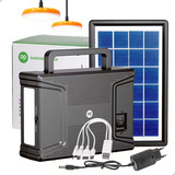 Kit De Iluminação Solar Portátil Para Camping E Casa 80w