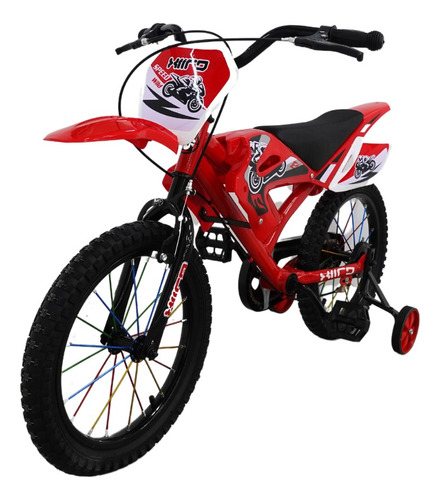 Bicicleta Para Niños Rodada 16 Tipo Motocross Carreras