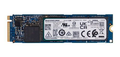 Ssd Kioxia Xg6 1tb M.2 2280 Nvme Pcie 3.0 - 3,200 Mb/s