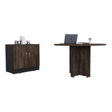 Mesa Redonda M-120 + Cajonera Home Office