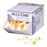 200 X Lancetas Glicemia Accu-chek® Safe-t-pro 