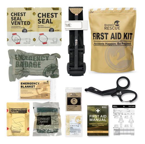 Kit De Primeros Auxilios De Emergencia De Trauma Rhino Rescu