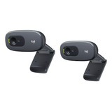 Webcam Logitech C270 2 Unidades Par - Promoção Desconto