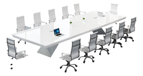 Mesa Reunión Oficina ..con 6 Sillas Quaystone Estilo Moderno