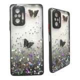 Funda 3d Mariposa Compatible Con Xiaomi Redmi Note 10 Pro