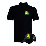 Camiseta Tipo Polo Bucaramanga  Obsequio Gorra Serie Black
