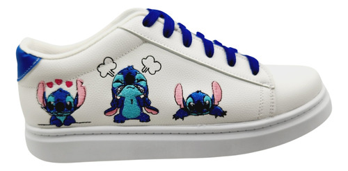 Tenis Bordados De Stitch Emociones, Para Niños Y Grandes