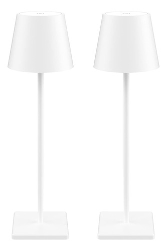 Howskys Paquete De 2 Modernas Lmparas De Mesa Led Inalmbrica