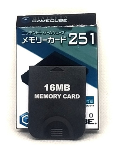 Memory Card 16mb 251blocos Para Gamecube E Wii Novo