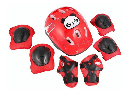 Casco Para Niños, Rodilleras, Muñequeras, Coderas, Traje De7