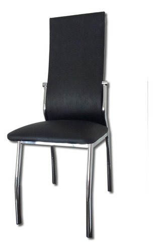 Silla Cromada Esmeralda Viena X 2 Sillas Ergonomica Moderna Reforzada Armada Industria Argentina Garantía Envio Incluido