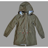 Campera-parka Nena Hym / L.o.g.g Verde Militar. Impecable