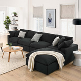 Modway Sofa Modular Commix, Extra Grande, Reclinable Seccion