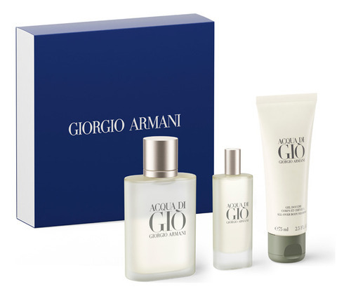 Giorgio Armani Acqua Di Gio Men Edt 100ml + 15ml + Sg 75ml