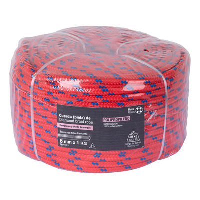 Piola De Polipropileno Trenzada, Multicolor, 6mm, 1 Kg 47865 | MercadoLibre