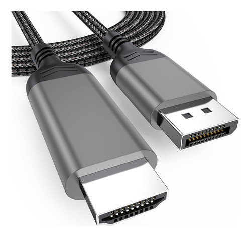 Cable Displayport A Hdmi De 6 Pies, Puerto De Pantalla 4k Dp