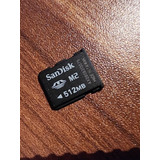 Targeta De Memoria M2 Sandisk 512 Mb,nueva Original