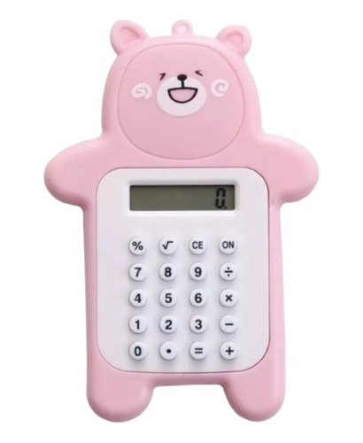 Mini Calculadora Chaveiro Bichinhos Ursinho Fofo Colorida