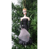 Ornamento Navideño Barbie Vintage Sin Base  Hallmark 1995