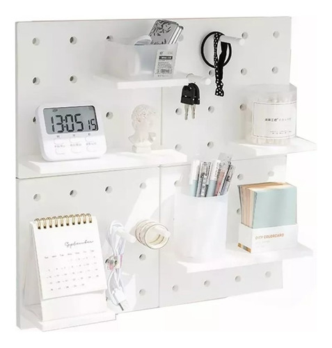 Organizadores De Pared Tablero De Agujero Estantes 4pcs